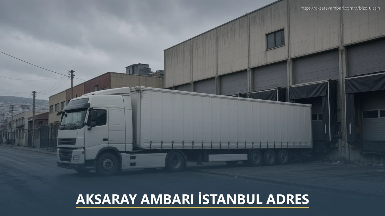 Aksaray Ambarı İstanbul Adres